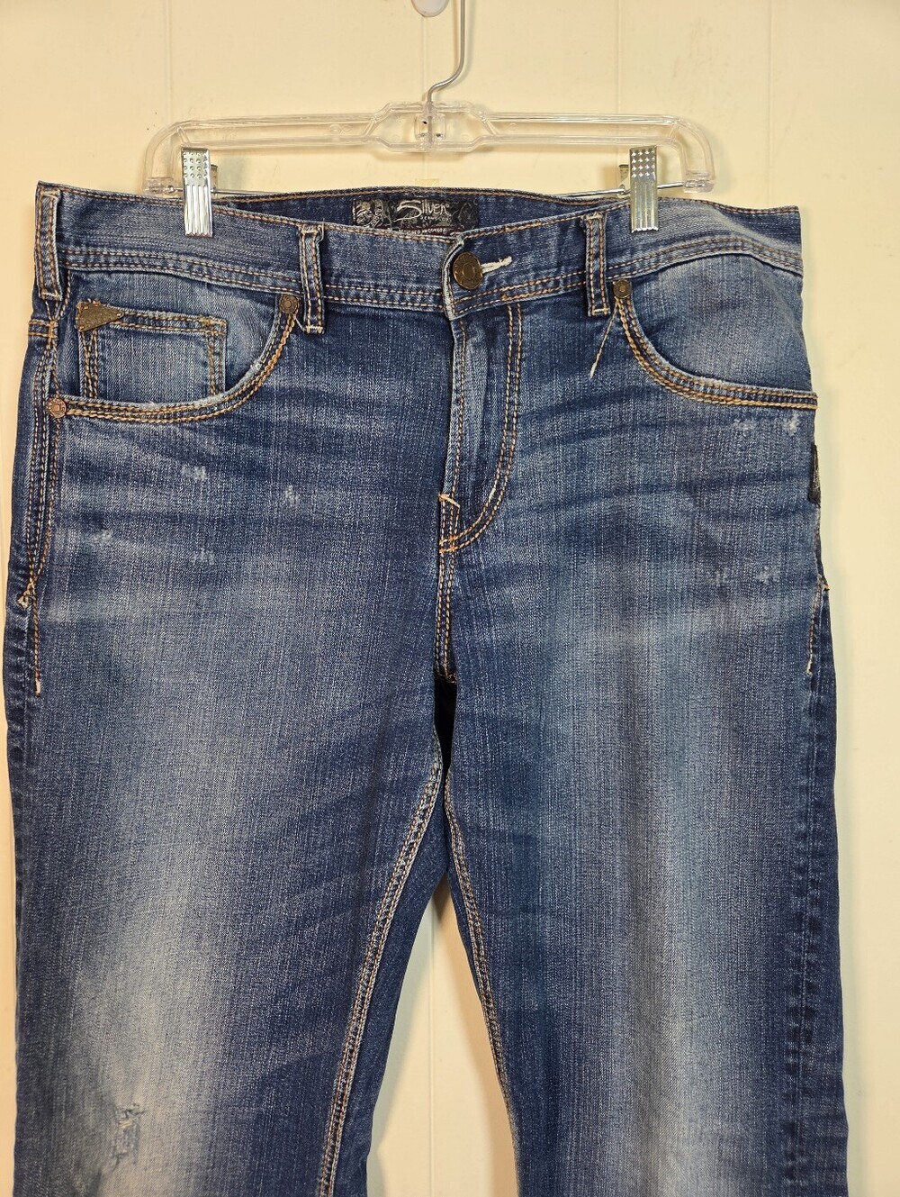 Silver Jeans Co Gordie EMC Selvedge Denim Jeans Size 36x36 - Picture 5 of 14